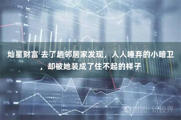 灿星财富 去了趟邻居家发现，人人唾弃的小暗卫，却被她装成了住不起的样子